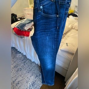 Rag & Bone Dark Wash Blue Skinny Jeans